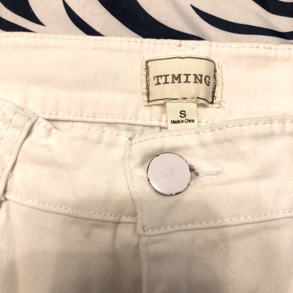 White Skinny Jeans By Timing Size Small - Picture 7 of 8